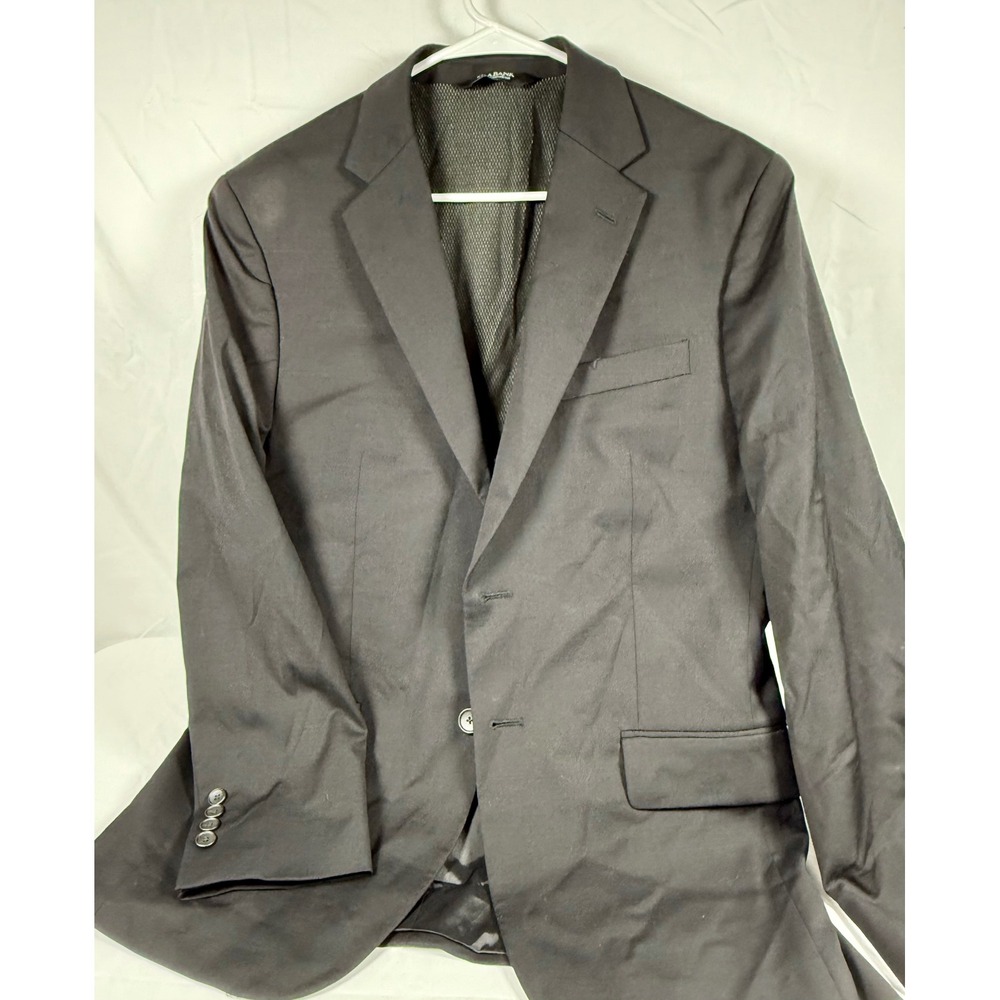 Jos A Bank Traveler Travel Tech Slim Fit Wool Blend Blazer Jacket 40 Short